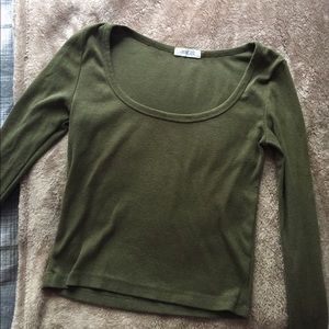 cropped long sleeve
